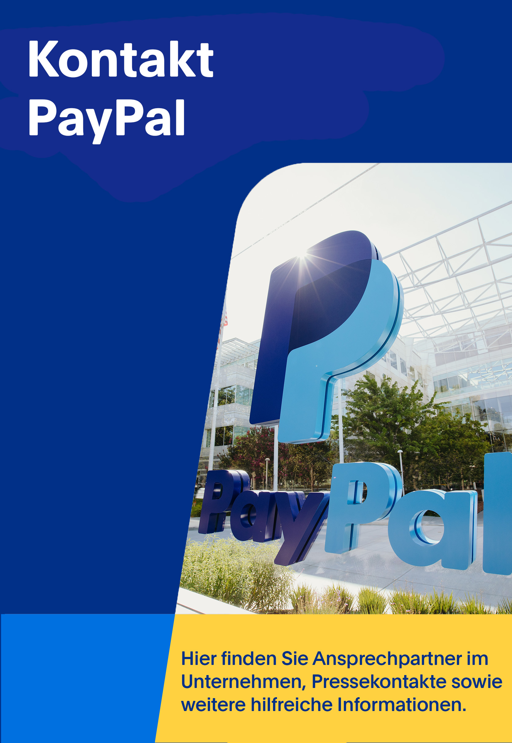 Kontakt PayPal: Link öffnet in neuem Tab